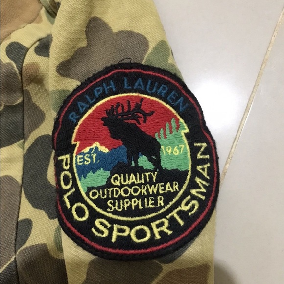 POLO RALPH LAUREN CAMO SPORTSMAN UTILITY SHIRT - Picture 7 of 8